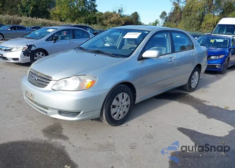 2003 Toyota Corolla Le from USA, damaged, VIN JTDBR32E732012437